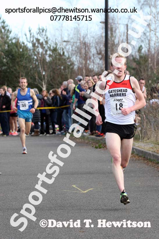 Senior mens Elswick Harriers Good Friday Road Relays. Photo: David T. Hewitson/Sports for All Pics